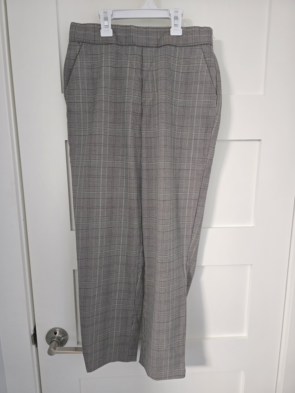 Zara Grey Glen Plaid Men’s Dress Trousers
